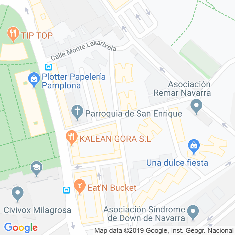 Código Postal calle Ori Mendiaren en Pamplona