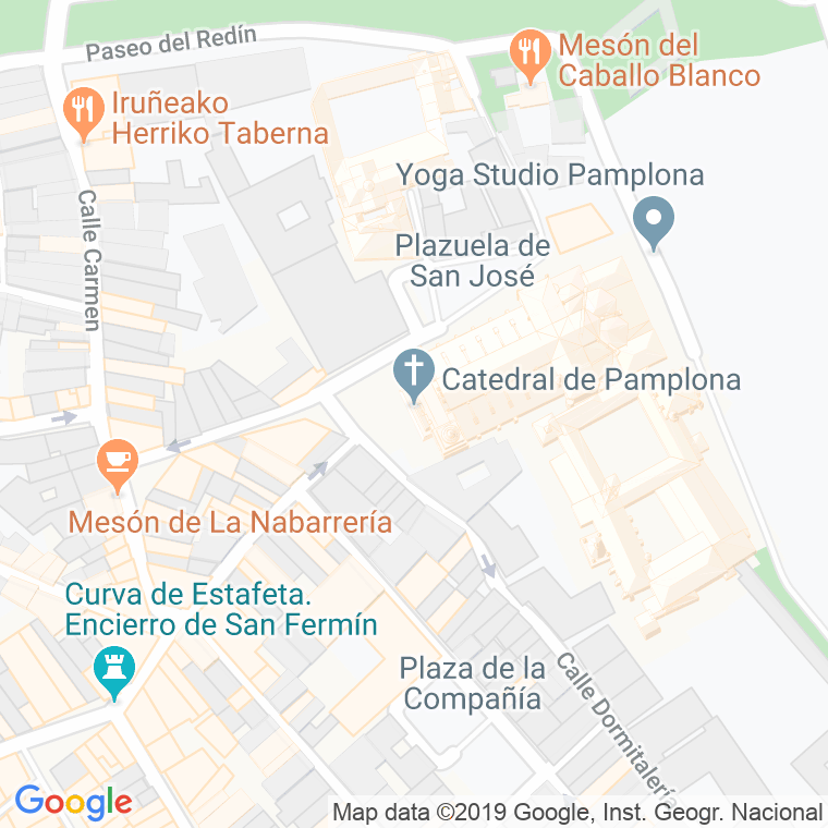 Código Postal calle Elurretako Andre Maria en Pamplona