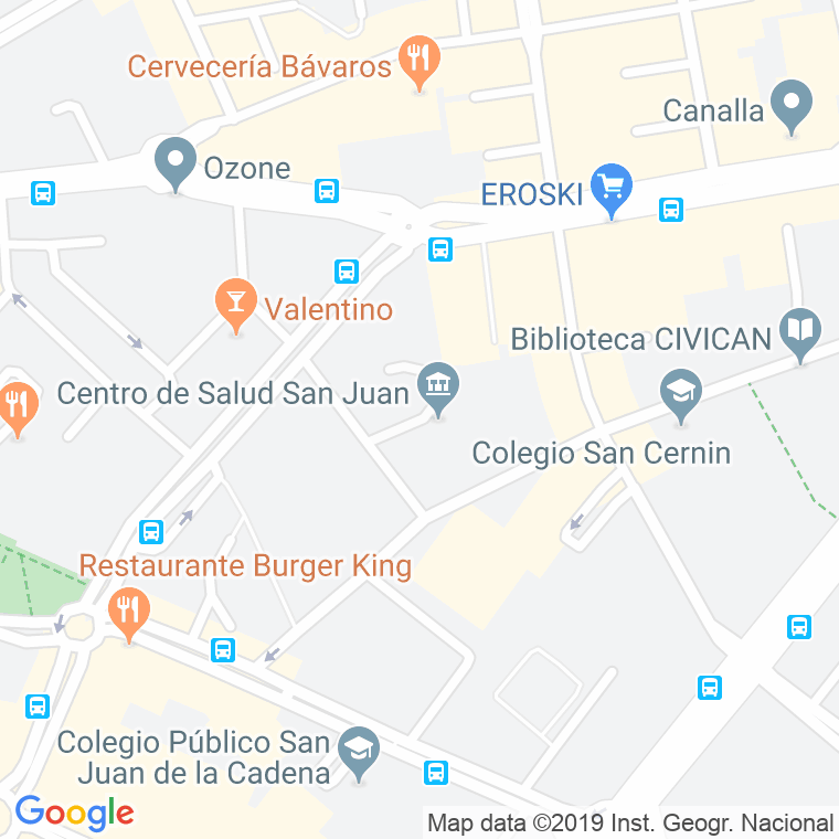 Código Postal calle Obispo Irurita, plaza en Pamplona