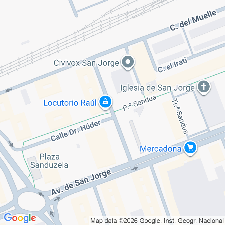 Código postal de Doctor Huder en Pamplona
