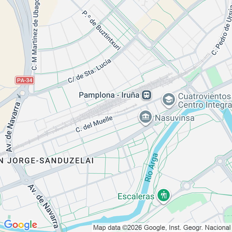 Código postal de Kaiko en Pamplona