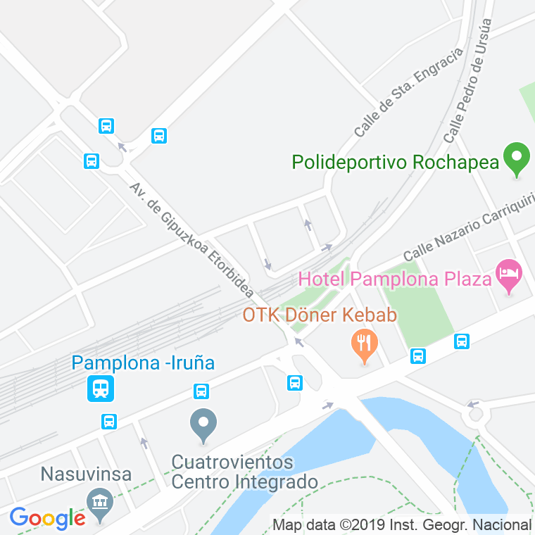Código Postal calle Campos, Los en Pamplona