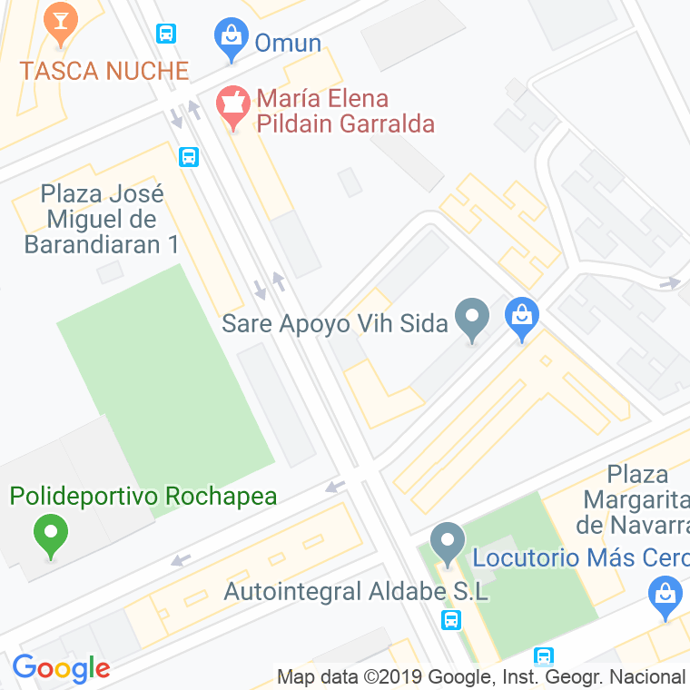Código Postal calle Pedro Miguel Alcatarena en Pamplona