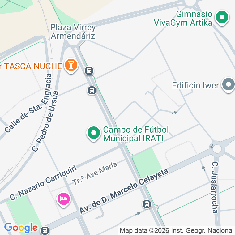 Código postal de Plazaola, Travesia (impares del 1 al Final)  (pares del 2 al Final) en Pamplona