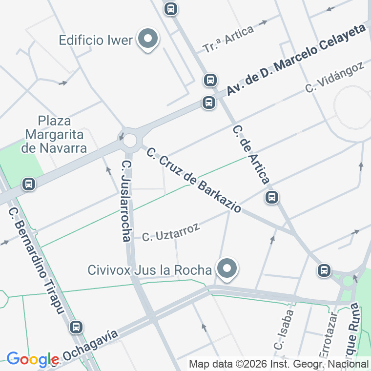 Código postal de Urzainki en Pamplona
