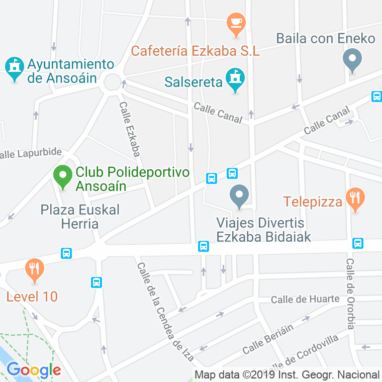 Código Postal calle Capuchinos, travesia en Pamplona