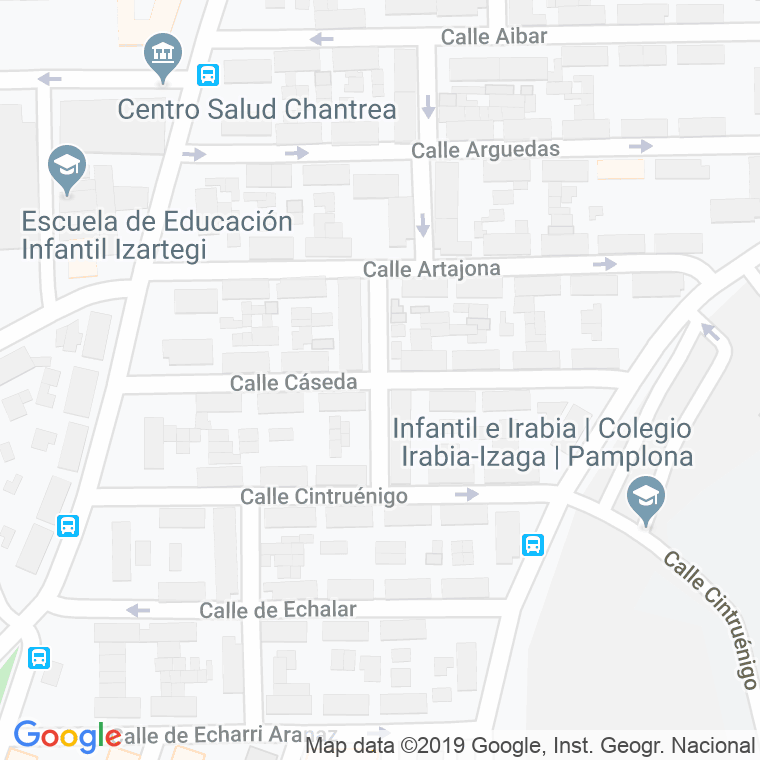 Código Postal calle Caseda en Pamplona