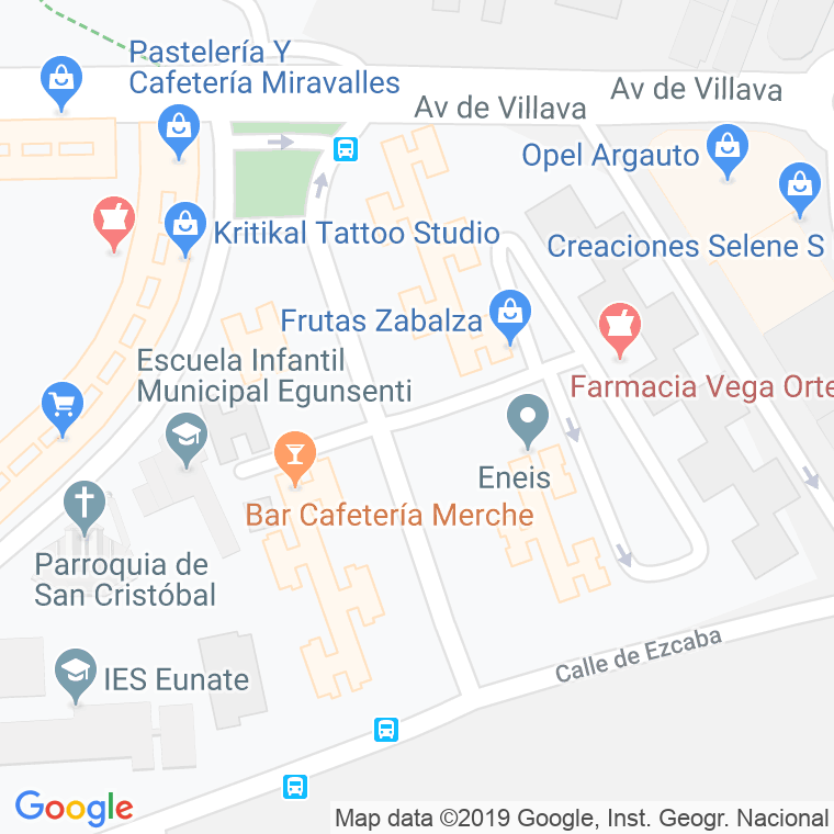 Código Postal calle Cildoz en Pamplona