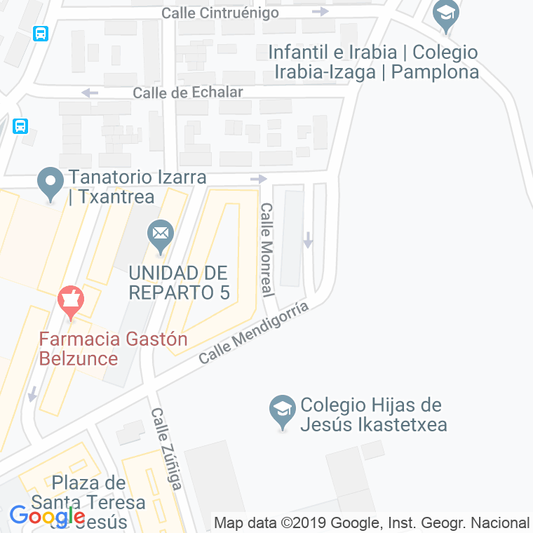 Código Postal calle Elo en Pamplona
