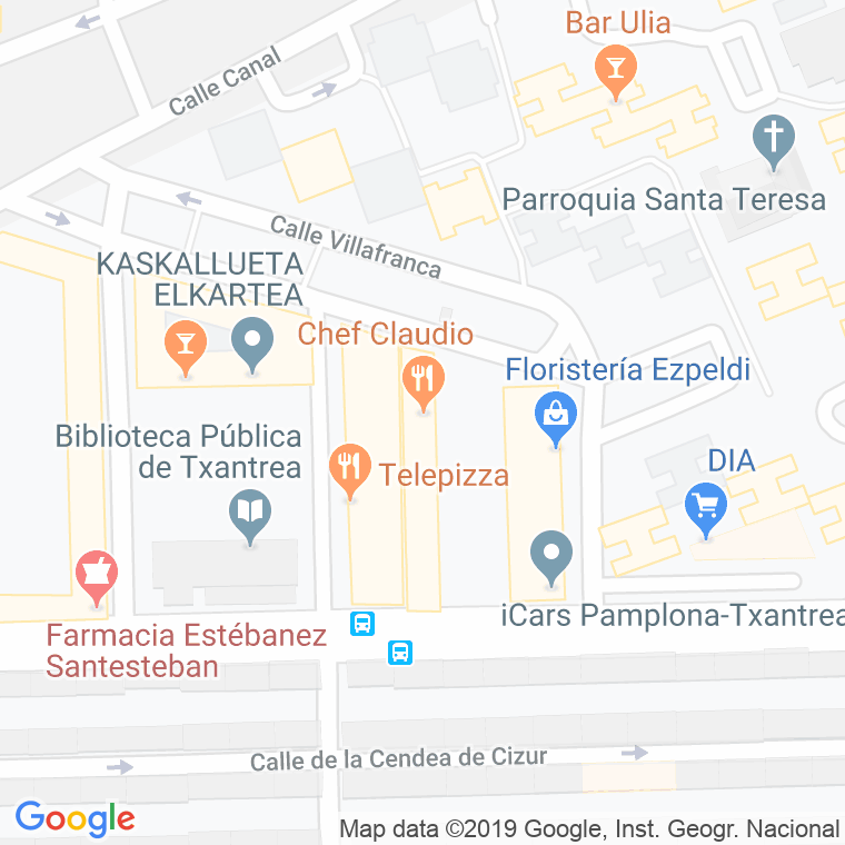 Código Postal calle Federico Soto, paseo en Pamplona