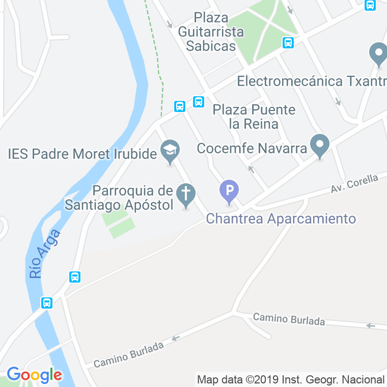 Código Postal calle Irunberri en Pamplona