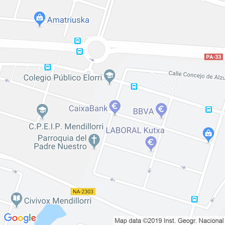 Código Postal calle Concejo De Ardanaz en Pamplona
