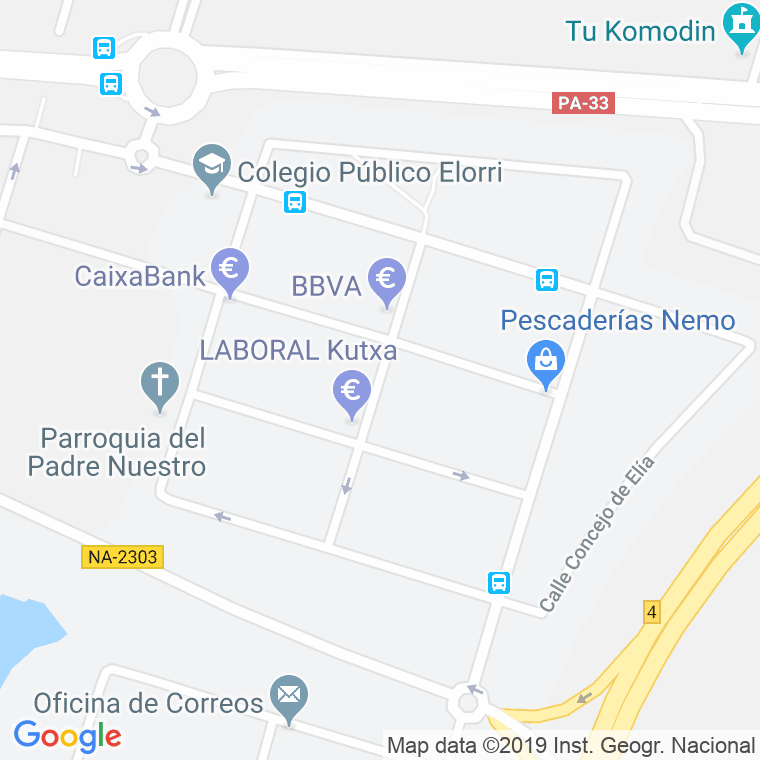 Código Postal calle Concejo De Egues en Pamplona