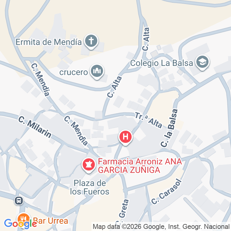 Código postal de Trva Alta en Arroniz