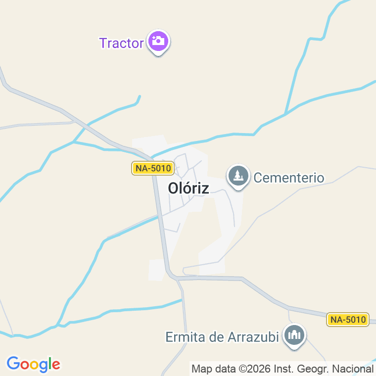 Código postal de Oloriz en Navarra
