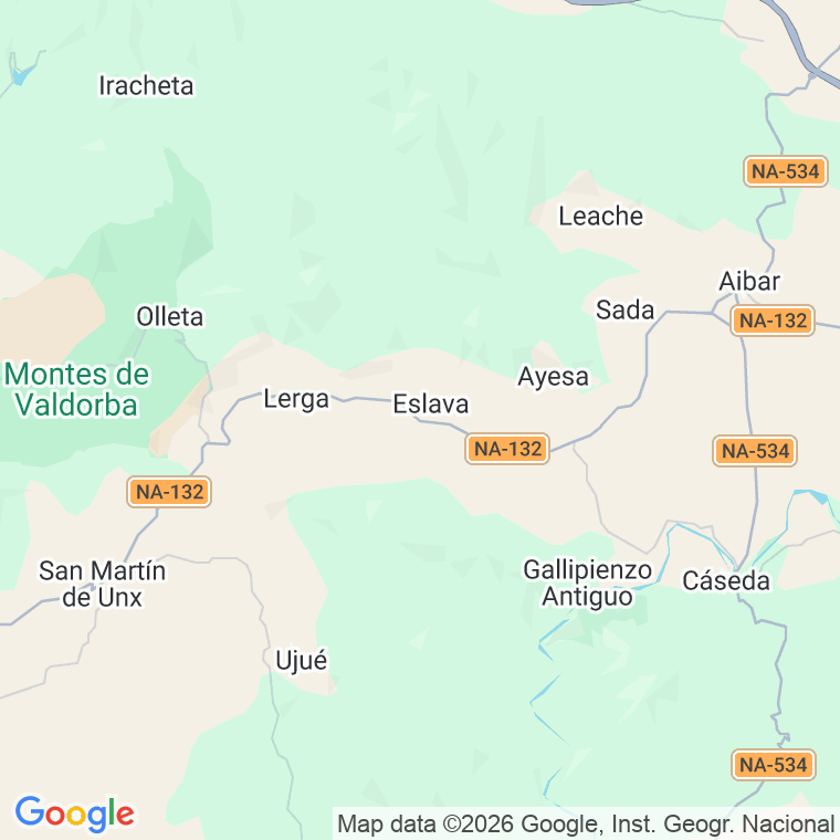 Código postal de Olleta (leoz) en Navarra