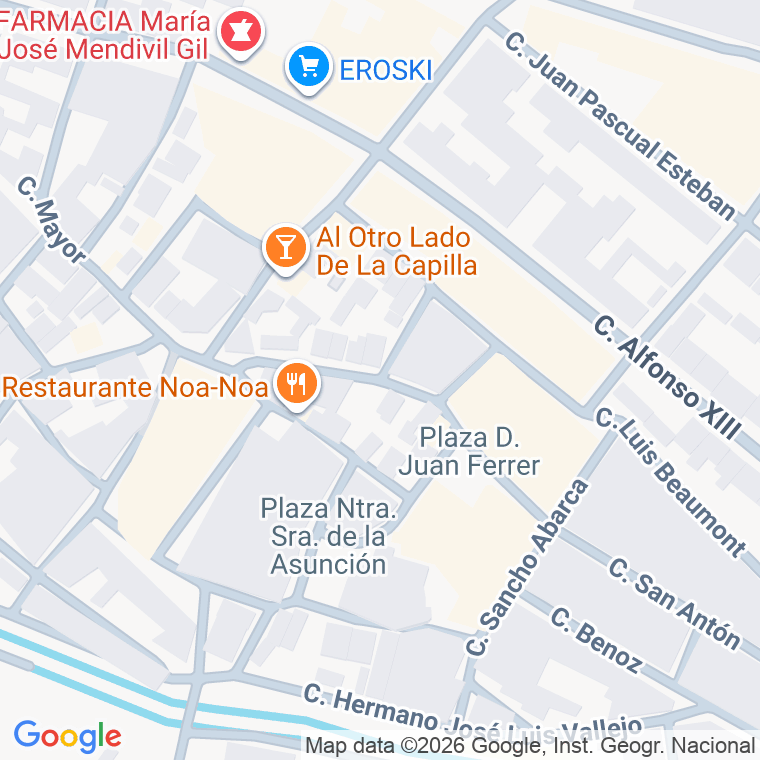 Código postal de Calle Principe de Viana en Fustiñana