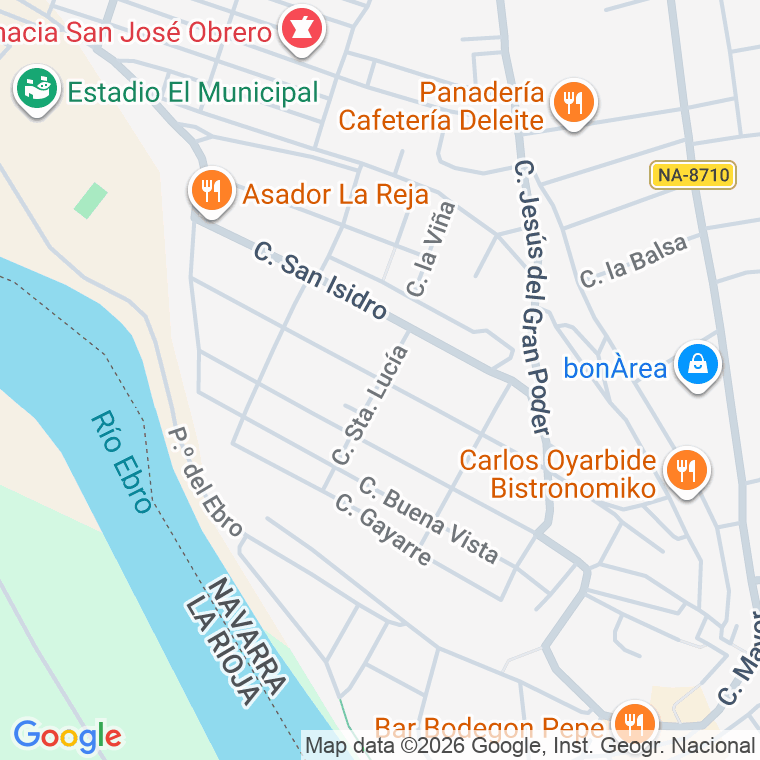Código postal de Calle Vera Cruz en San Adrián