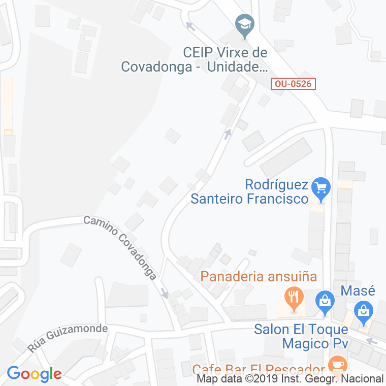 Código Postal calle Bujan Gumersindo en Ourense