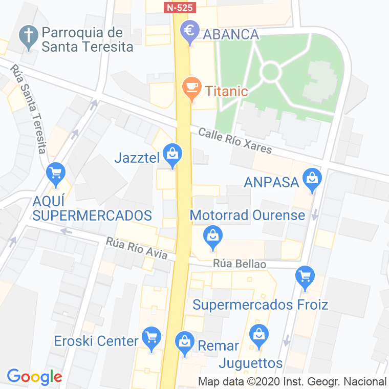 Código Postal calle Deposito en Ourense