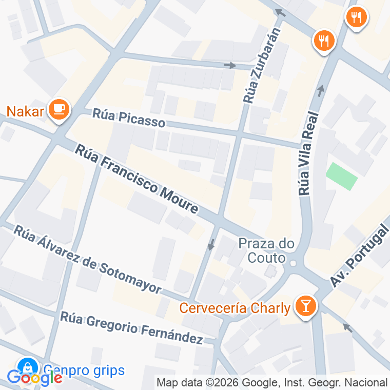 Código postal de Francisco de Moure en Ourense