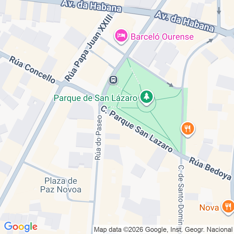 Código postal de Parque San Lazaro en Ourense