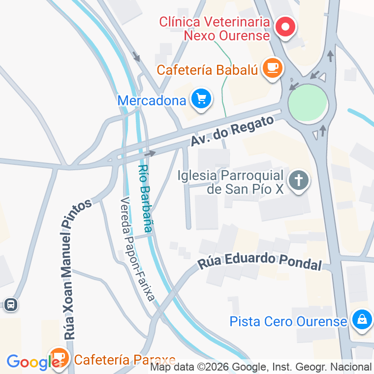Código postal de Rua Anxel Fole en Ourense