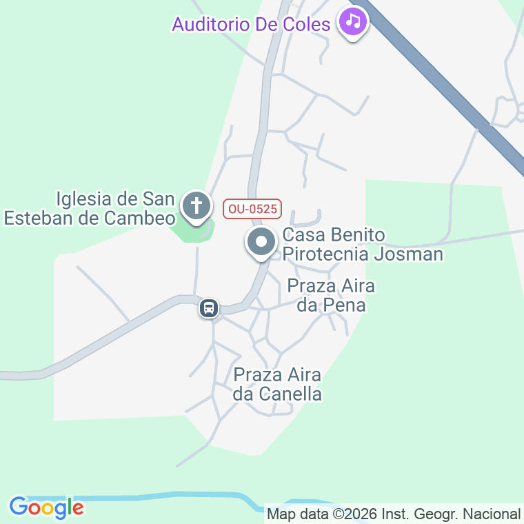 Código postal de Cambeo en Ourense
