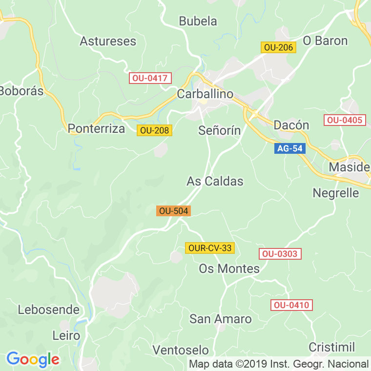 Código postal de Bifos en Ourense