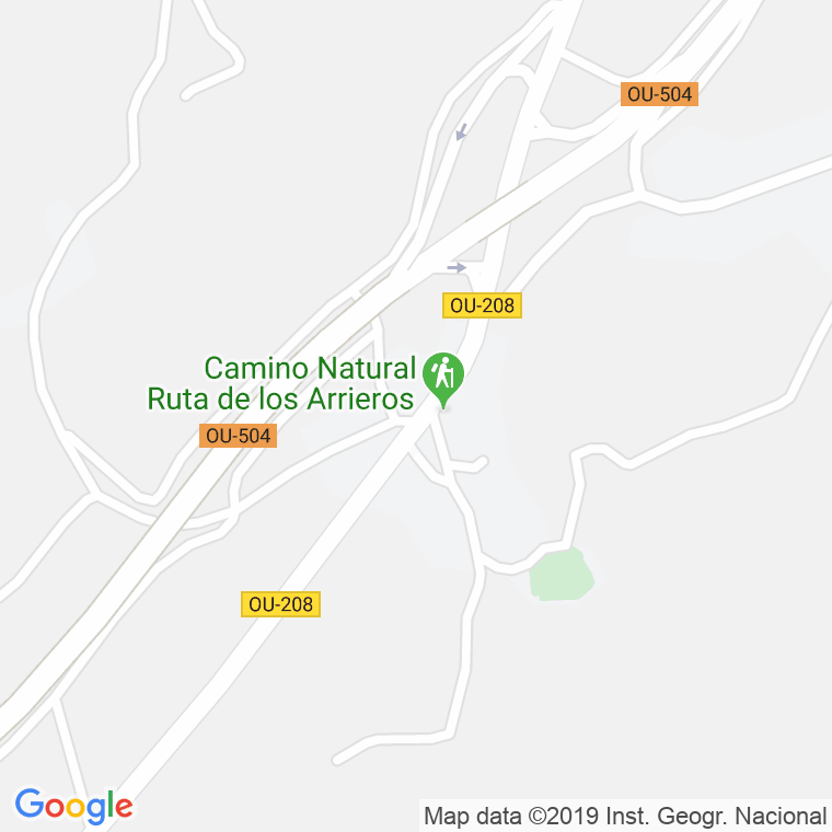 Código postal de Partovia en Ourense