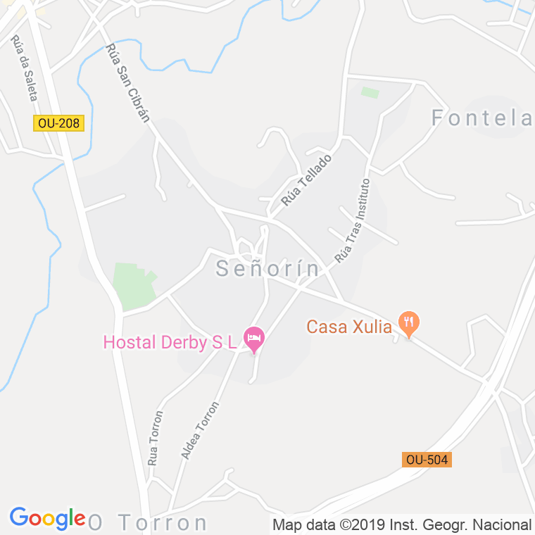 Código postal de Señorin (carballiño) en Ourense