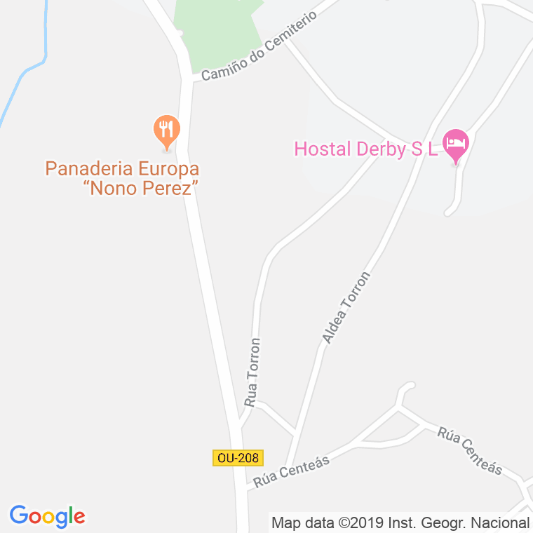Código postal de Torron, o (carballiño, O) en Ourense