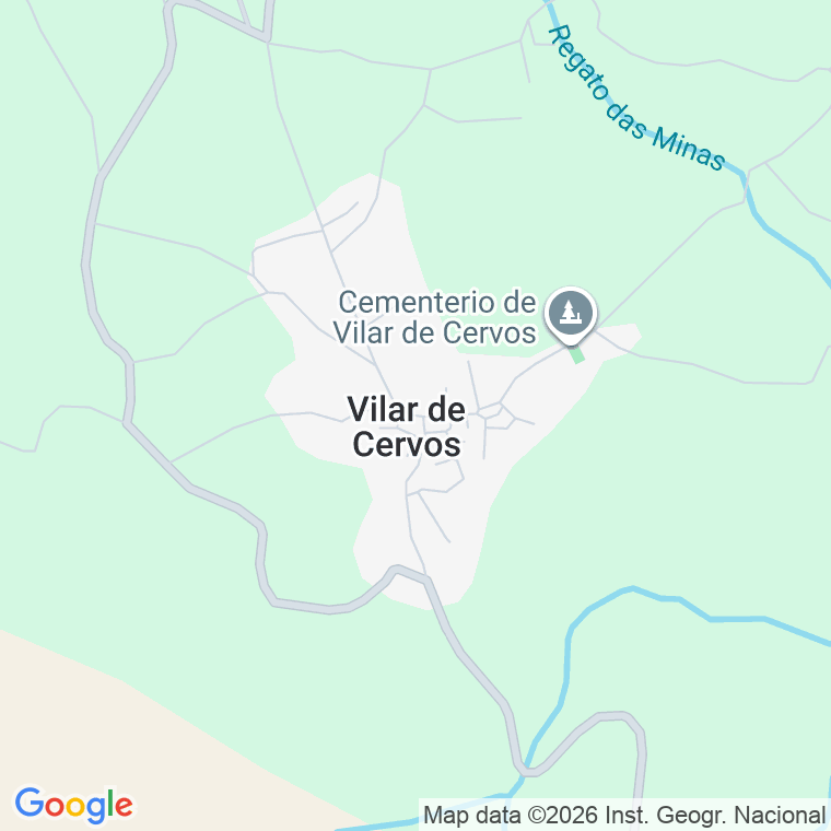 Código postal de Vilar de Cervos en Ourense