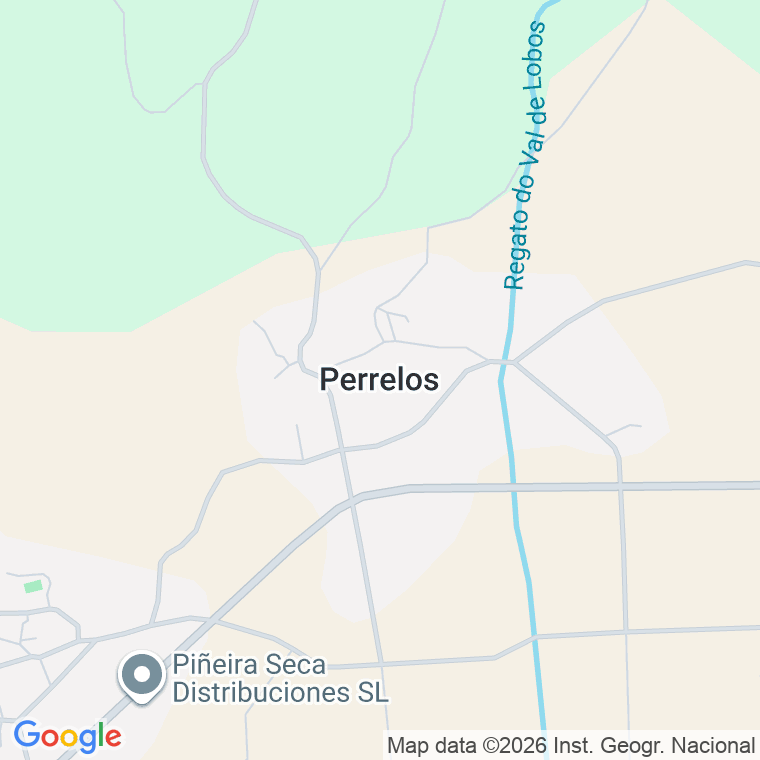 Código postal de Perrelos en Ourense