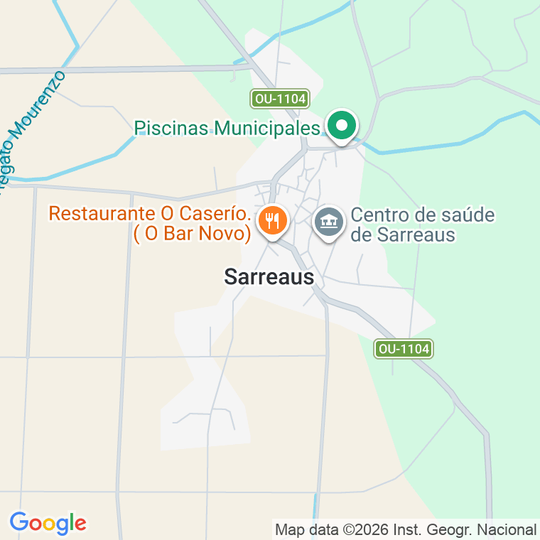 Código postal de Sarreaus en Ourense