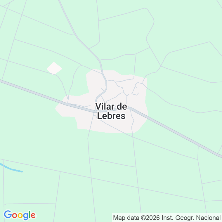 Código postal de Vilar de Lebres en Ourense