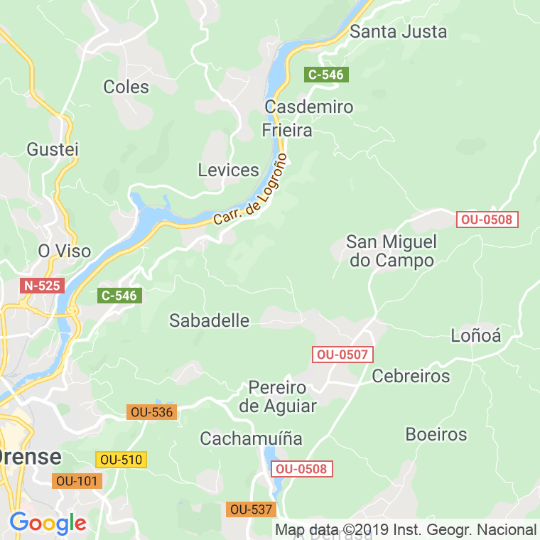 Código Postal de Condado, O (Pereiro De Aguiar) en Ourense