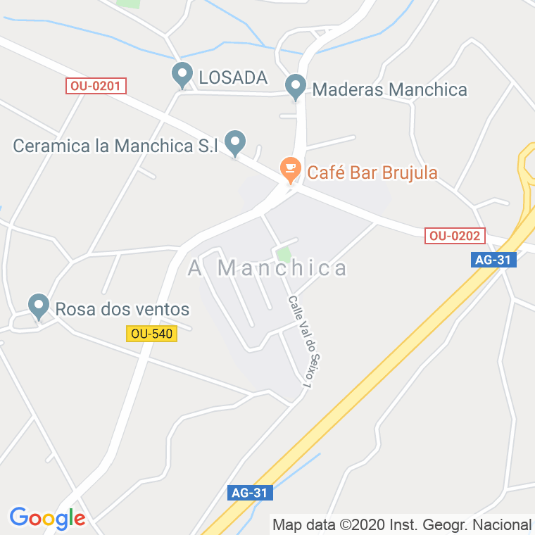 Código Postal de Manchica, A (Nosa Señora De Lourdes) en Ourense