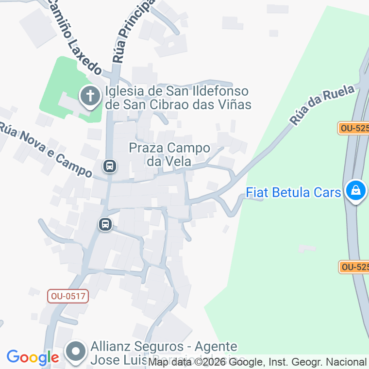 Código postal de Trva Enramadas en San Cibrao Das Viñas