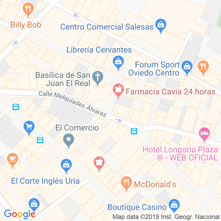 Código Postal calle Doctor Casal en Oviedo