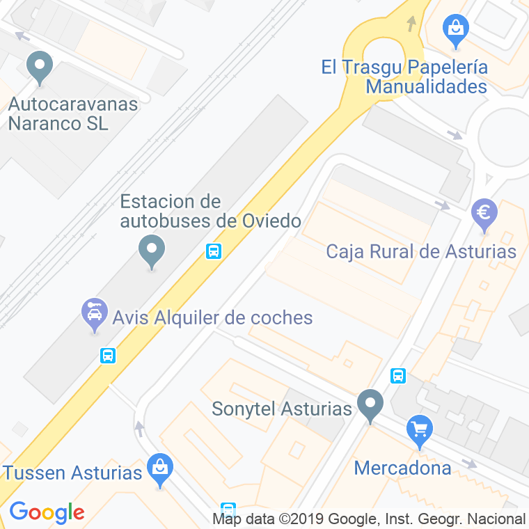 Código Postal calle Prieto Bances   (Pares Del 2 Al 0) en Oviedo