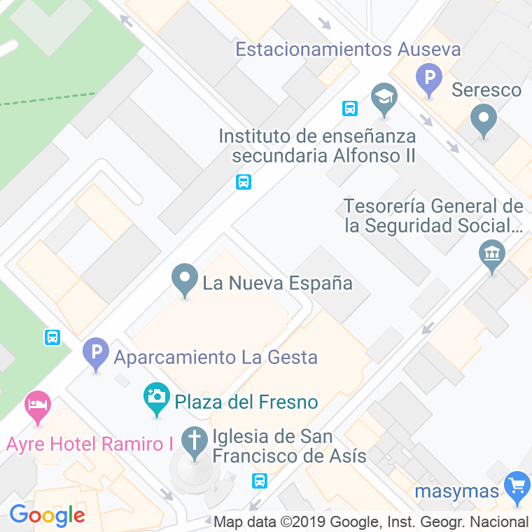 Código Postal calle Yela Utrilla en Oviedo