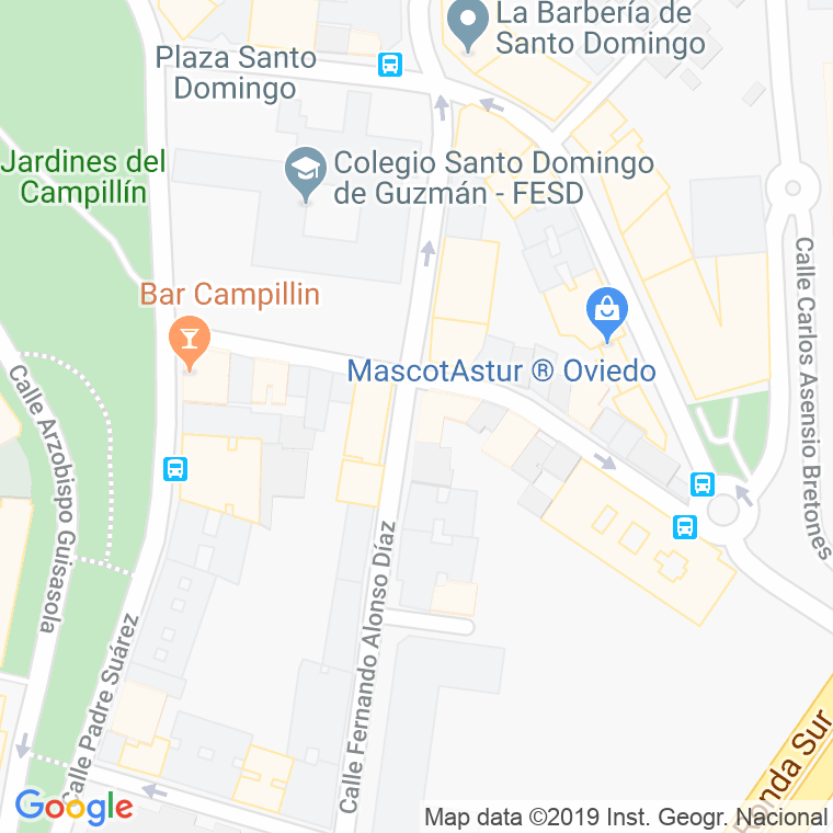 Código Postal calle Capitan Almeida en Oviedo