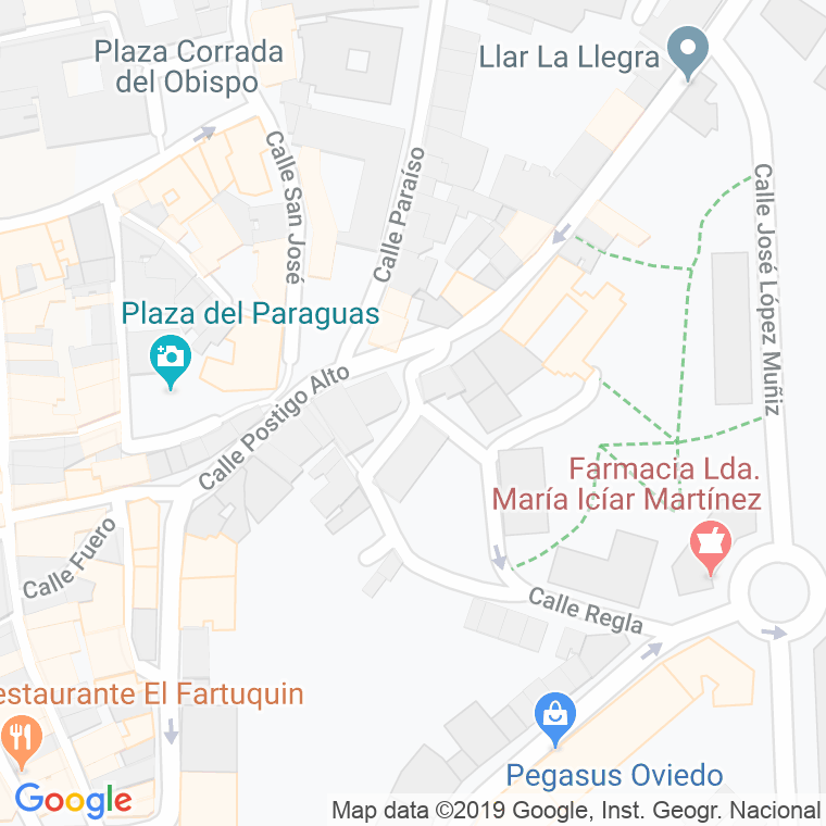 Código Postal calle Luis Muñiz en Oviedo