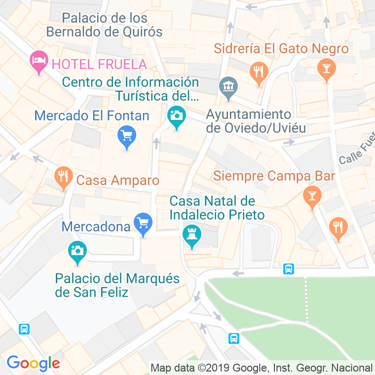 Código Postal calle Magdalena en Oviedo
