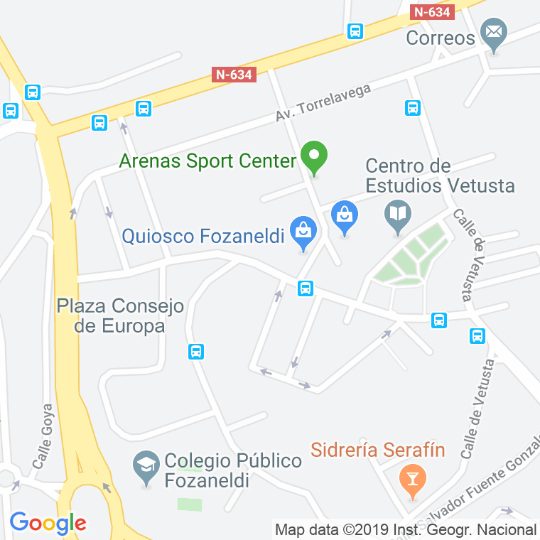 Código Postal calle Dario De Regoyos   (Impares Del 1 Al 33)  (Pares Del 2 Al 12) en Oviedo