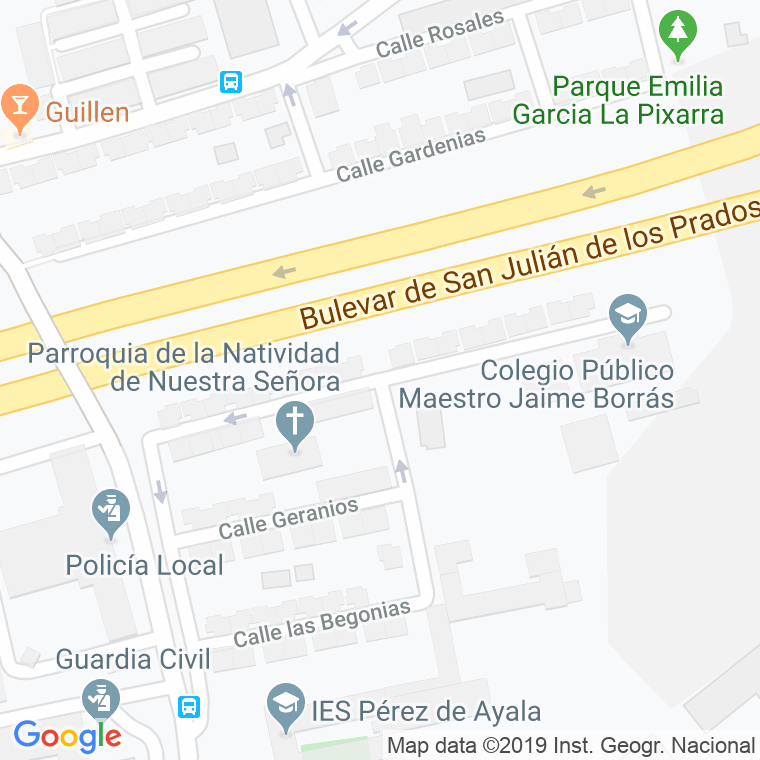 Código Postal calle Jacintos, Los en Oviedo