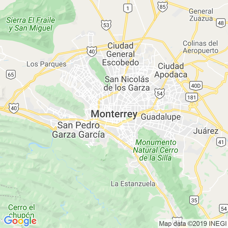 Código Postal calle Monterrey en Oviedo