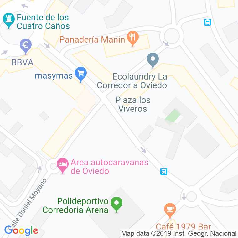 Código Postal calle Cortijo, El en Oviedo