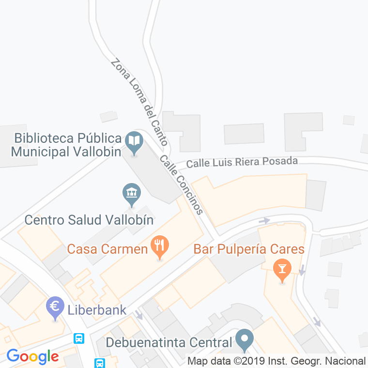 Código Postal calle Concinos en Oviedo
